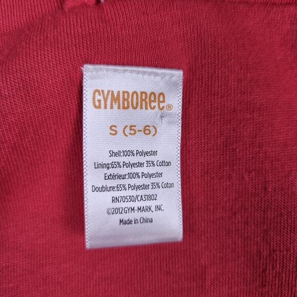 Gymboree Girls Floral Rain Jacket Hood Windbreaker Poppy Blue Pink Flowers S 5-6 - Picture 9 of 11